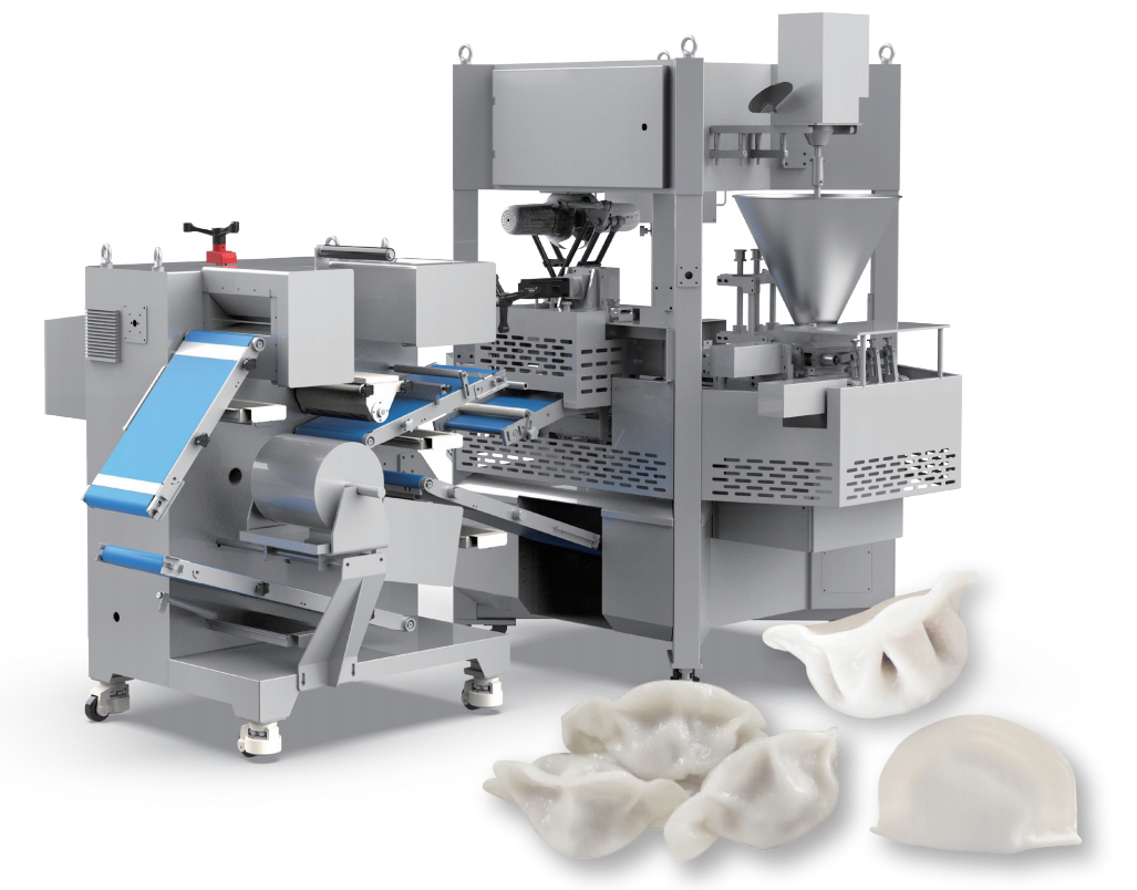 3 Rows Dumpling Making Machine