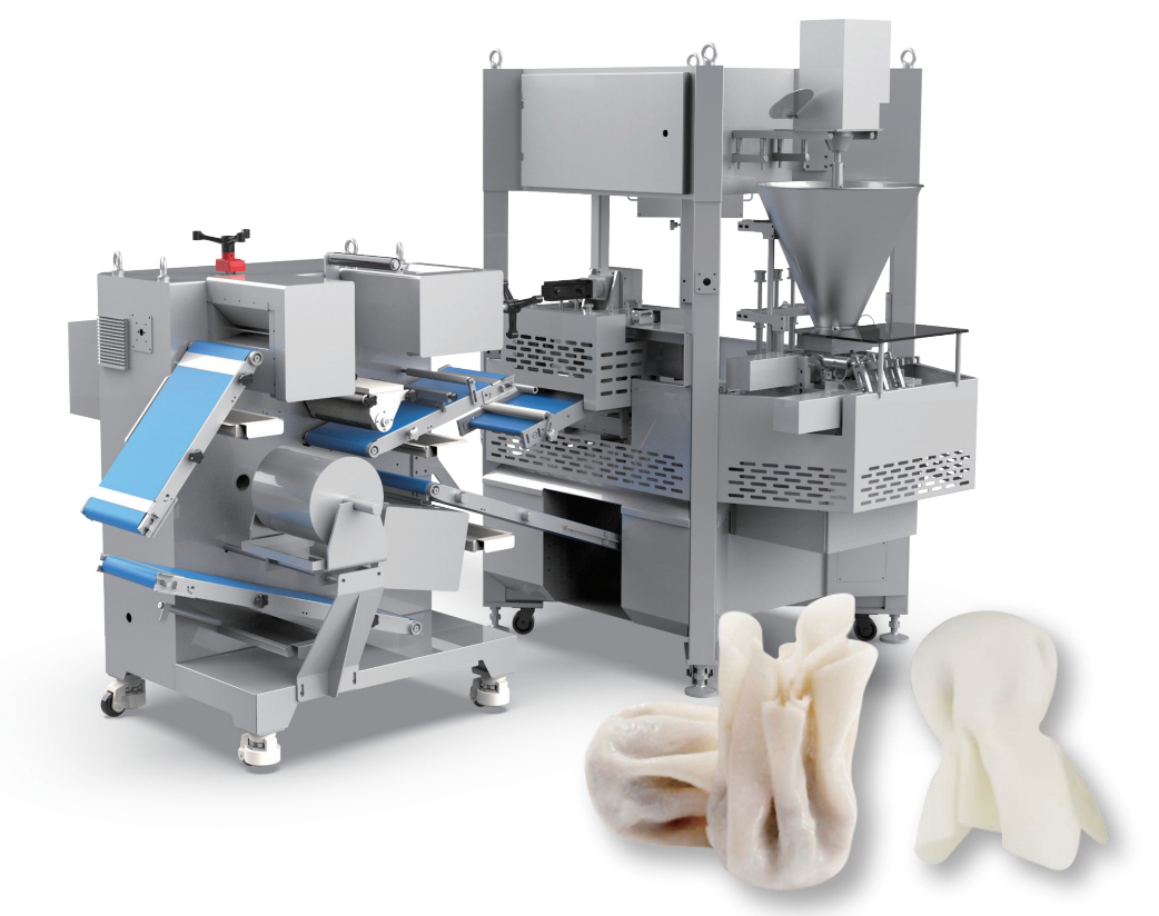 2 Rows Wonton Making Machine